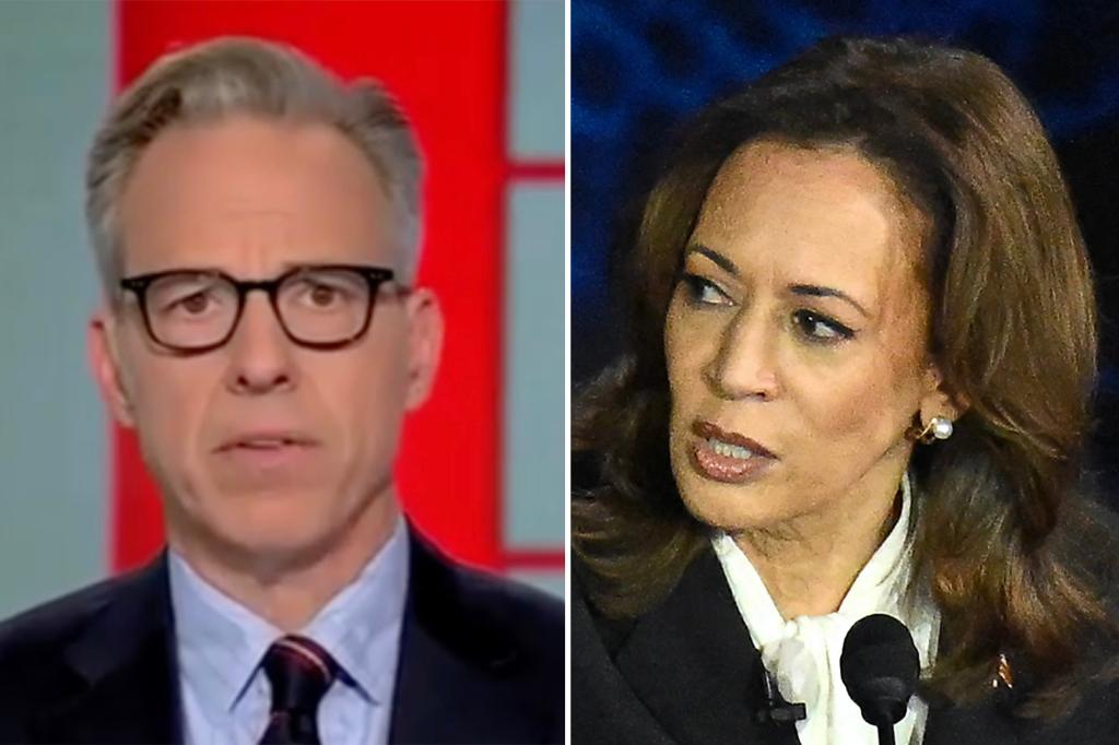 CNN's Jake Tapper calls out Kamala Harris for dodging debate questions